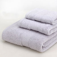 HKM-389139 Cotton Bath Towel Set - 3-Piece Gift Bag Packaging