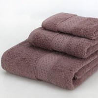 HKM-389139 Cotton Bath Towel Set - 3-Piece Gift Bag Packaging
