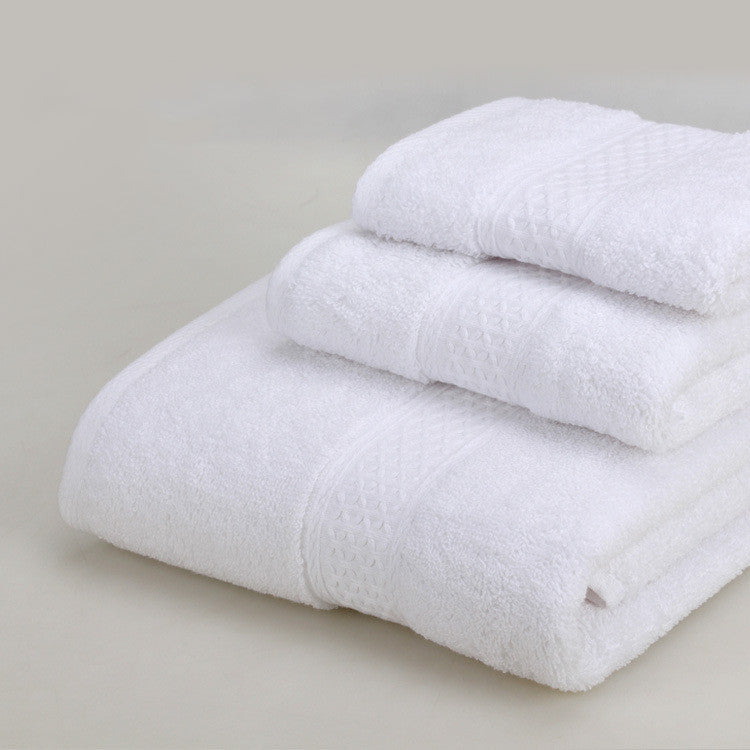 HKM-389139 Cotton Bath Towel Set - 3-Piece Gift Bag Packaging