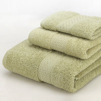 HKM-389139 Cotton Bath Towel Set - 3-Piece Gift Bag Packaging