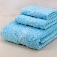 HKM-389139 Cotton Bath Towel Set - 3-Piece Gift Bag Packaging