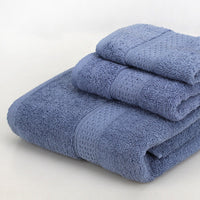 HKM-389139 Cotton Bath Towel Set - 3-Piece Gift Bag Packaging
