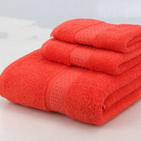 HKM-389139 Cotton Bath Towel Set - 3-Piece Gift Bag Packaging