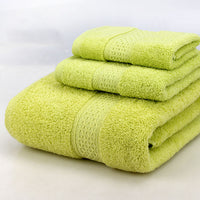 HKM-389139 Cotton Bath Towel Set - 3-Piece Gift Bag Packaging