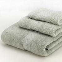 HKM-389139 Cotton Bath Towel Set - 3-Piece Gift Bag Packaging