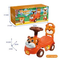 HKM-389523 Cute Ride-On Animal Car for Kids Ages 2-13, Battery-Powered, ABS Plastic, Gift Toy