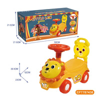 HKM-389523 Cute Ride-On Animal Car for Kids Ages 2-13, Battery-Powered, ABS Plastic, Gift Toy