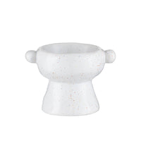 HKM-389587 Flat Mouth Ceramic Cat Bowl in Various Heights and Colors