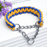 HKM-389587 Woven Dog Collar Bandana - Durable Nylon, Multiple Color Options