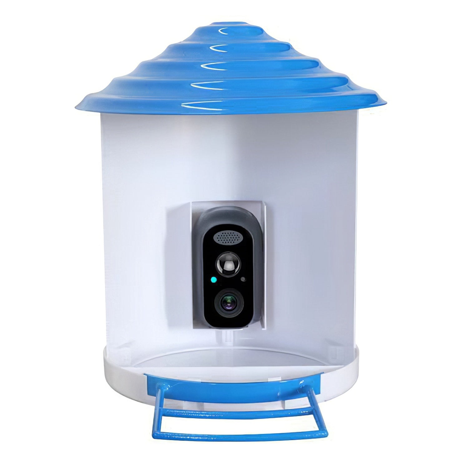 HKM-389651 Smart Bird Feeder with Solar-Powered Camera, 1080P HD Video, AI Bird Identification, PIR Motion Detection, App Control, IP65 Waterproof