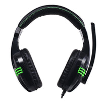 HKM-389779 Gaming Headset with Subwoofer and Microphone for PC - Wired Over-Ear Design