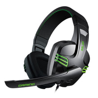 HKM-389779 Gaming Headset with Subwoofer and Microphone for PC - Wired Over-Ear Design