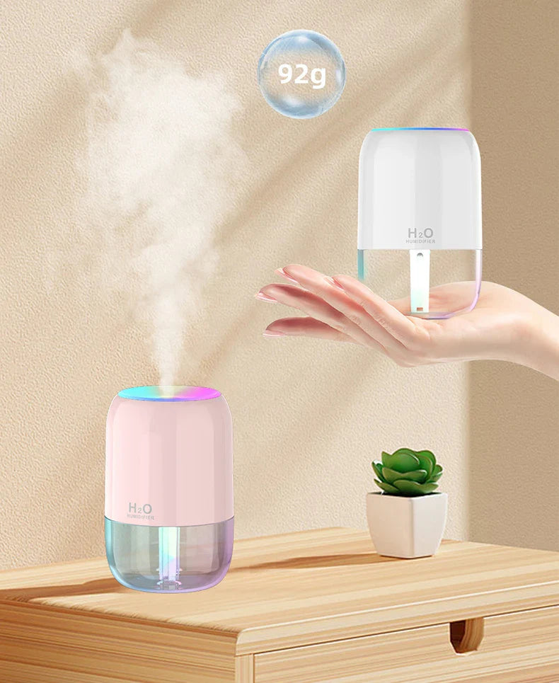 KTX-389907 200ML USB Mini Diffuser Humidifier with Colourful Light and Adjustable Spray Time