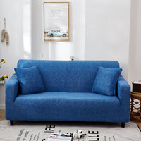 HKM-390099 Geometric Pattern Polyester Sofa Slipcover for Double Seat Sofas 145-185cm
