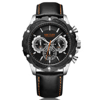 HKM-390227 Multifunctional Men's Quartz Sports Chronograph Watch with Digital Display and Calendar