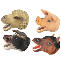 HKM-390291 Animal Hand Puppet Toys for Interactive Storytelling - Soft Silicone Puppets for Kids Ages 5 and Up