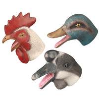 HKM-390291 Animal Hand Puppet Toys for Interactive Storytelling - Soft Silicone Puppets for Kids Ages 5 and Up