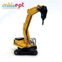 HKM-390675 1:87 Scale Diecast Excavator Truck Toy for Ages 5 and Up, Zinc Alloy Material