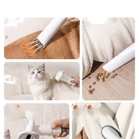 HKM-390803 Multifunctional Pet Hair Aspirator with Rechargeable Electric Shears and Accessories