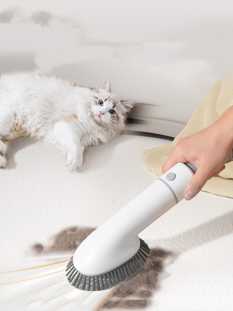 HKM-390803 Multifunctional Pet Hair Aspirator with Rechargeable Electric Shears and Accessories