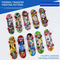HKM-390867 Mini Finger Skateboard Set - Creative Desktop Toys for Stress Relief and Fun