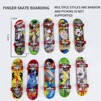 HKM-390867 Mini Finger Skateboard Set - Creative Desktop Toys for Stress Relief and Fun