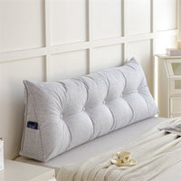 HKM-390867 Solid Color Cotton and Linen Cushion - Modern Soft Upholstery in Various Sizes