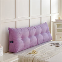 HKM-390867 Solid Color Cotton and Linen Cushion - Modern Soft Upholstery in Various Sizes