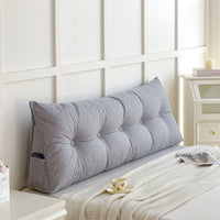 HKM-390867 Solid Color Cotton and Linen Cushion - Modern Soft Upholstery in Various Sizes