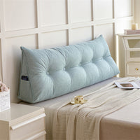 HKM-390867 Solid Color Cotton and Linen Cushion - Modern Soft Upholstery in Various Sizes
