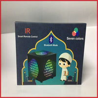 HKM-390931 Koran Square Wireless Bluetooth Speaker Light with Remote Control and Quran Reading Function