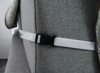 HKM-390931 Machine Washable Pet-Friendly Chaise Sofa Cover - Anti-Fouling Fabric in Gray for All Seasons