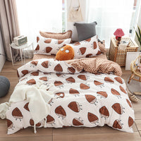 HKM-391187 Aloe Cotton Four-Piece Sheet Set in Various Sizes for Comfortable Bedding