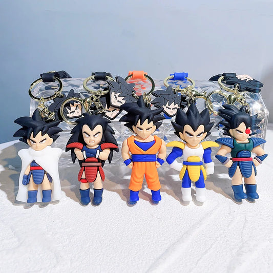 HKM-391699 Cool Dragon Balls Goku 3D Keychain - Cartoon Keychain Pendant for Bags and Keys