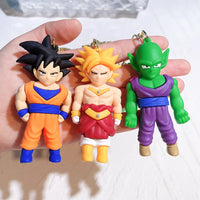 HKM-391699 Cool Dragon Balls Goku 3D Keychain - Cartoon Keychain Pendant for Bags and Keys