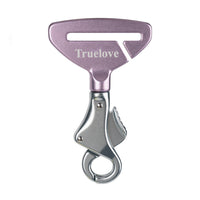 HKM-391699 Pet Safety Buckle - Adjustable Aluminum Alloy Car Restraint in Multiple Colors