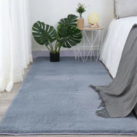 HKM-391763 Imitation Rabbit Fur Soft Touch Area Rug for Living Room, Bedroom, and Bay Window