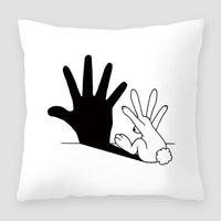 HKM-391827 Cartoon Peach Skin Velvet Cross Border Printing Pillow for Sofa and Living Room