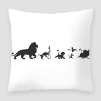 HKM-391827 Cartoon Peach Skin Velvet Cross Border Printing Pillow for Sofa and Living Room