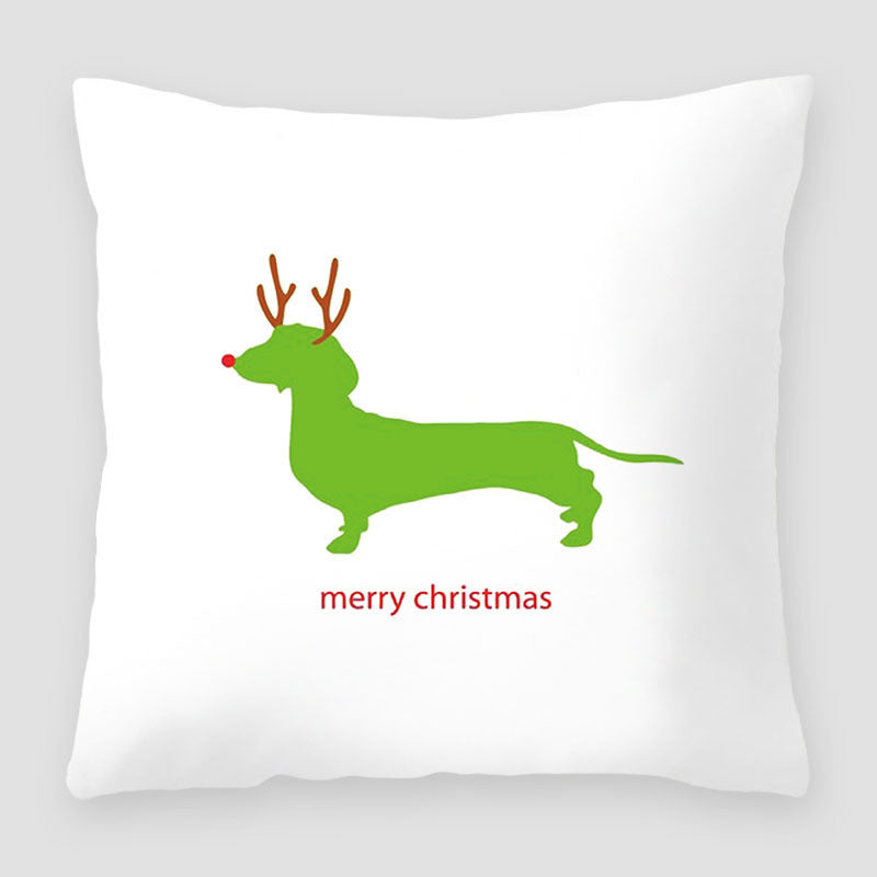 HKM-391827 Cartoon Peach Skin Velvet Cross Border Printing Pillow for Sofa and Living Room