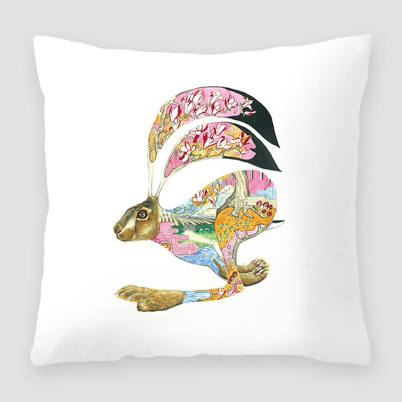 HKM-391827 Cartoon Peach Skin Velvet Cross Border Printing Pillow for Sofa and Living Room