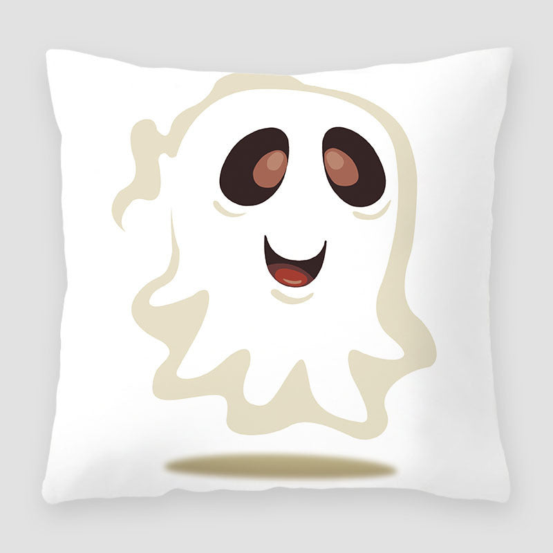 HKM-391827 Cartoon Peach Skin Velvet Cross Border Printing Pillow for Sofa and Living Room