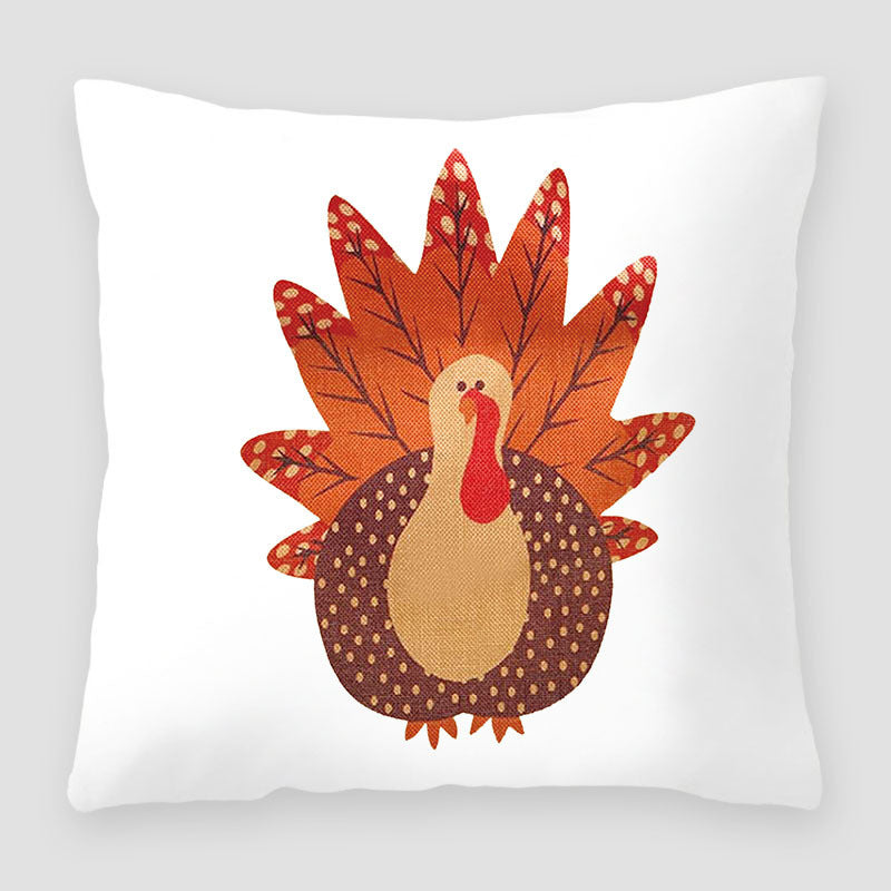 HKM-391827 Cartoon Peach Skin Velvet Cross Border Printing Pillow for Sofa and Living Room
