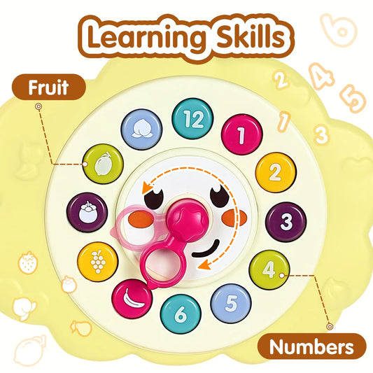 Montessori Toddler Busy Board - Sensory Articulating Toy for Early Learning and Development