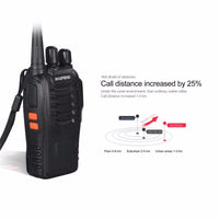 HKM-392083 Rechargeable Walkie Talkies with 16 Channels and Long-Lasting Battery Life - Model BF-888S