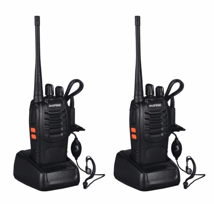 HKM-392083 Rechargeable Walkie Talkies with 16 Channels and Long-Lasting Battery Life - Model BF-888S
