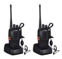 HKM-392083 Rechargeable Walkie Talkies with 16 Channels and Long-Lasting Battery Life - Model BF-888S