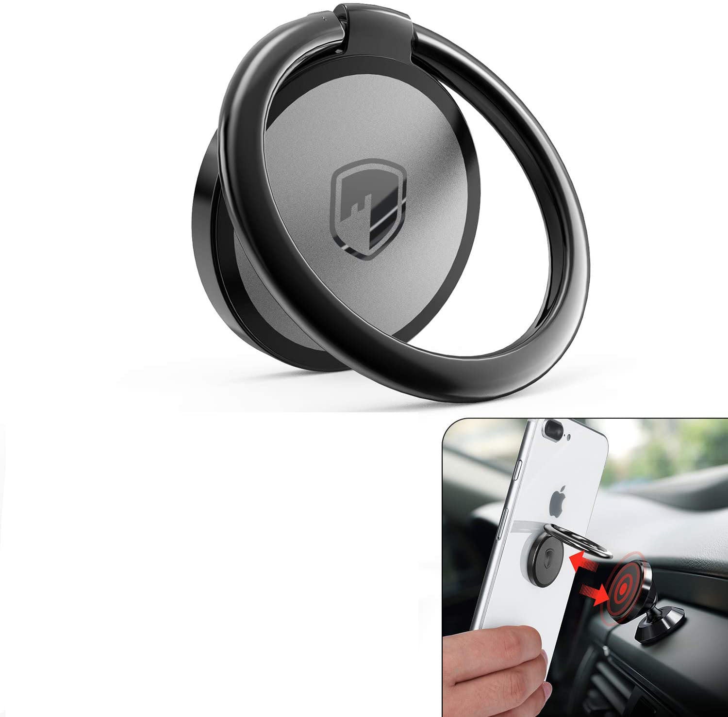 HKM-392083 Zinc Alloy Mobile Phone Ring Holder Stand for All Devices