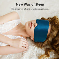 HKM-392339 Silk Sleep Eye Mask for Comfortable Shading and Noise Reduction - All-Inclusive Cold Soft Design