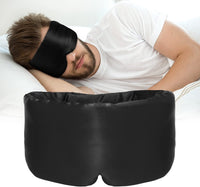 HKM-392339 Silk Sleep Eye Mask for Comfortable Shading and Noise Reduction - All-Inclusive Cold Soft Design